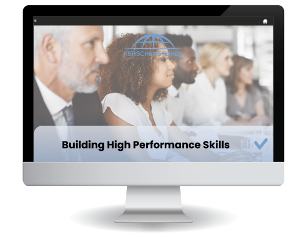 Building High Performance Skills
